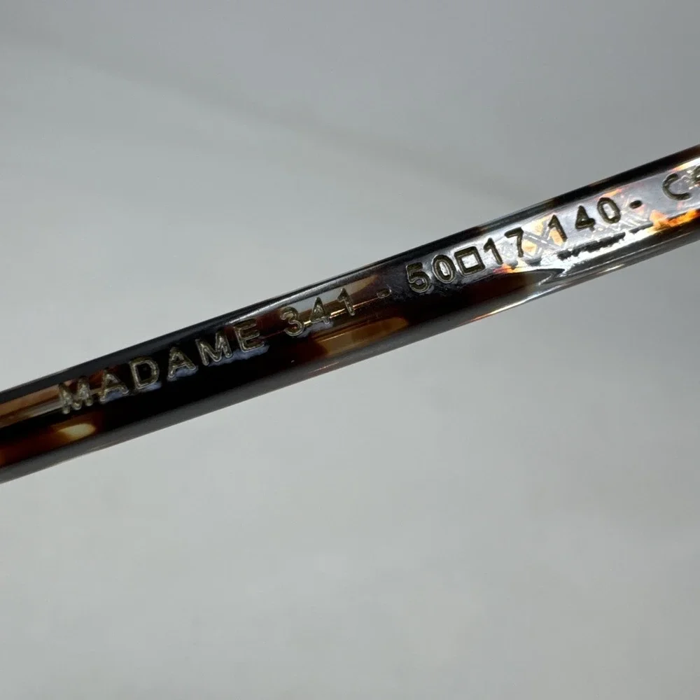 LAFONT Madame 341 Navy Tortoise Womens Semi Cat Eye Eyeglasses 50-17-140‎ New